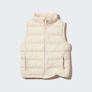 Uniqlo Ultra Light Down Vest White Cream size S Women